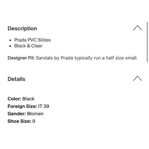 Prada Authentic Black Clear PVC Flat Sandals Slides 9 - Picture 6 of 9